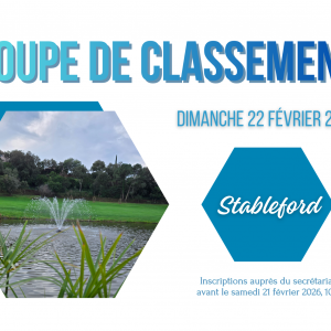 Coupe de classement du 22/02